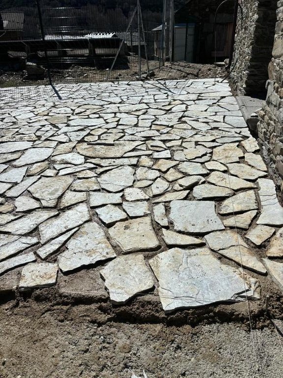 Suelo de cuarcita azul