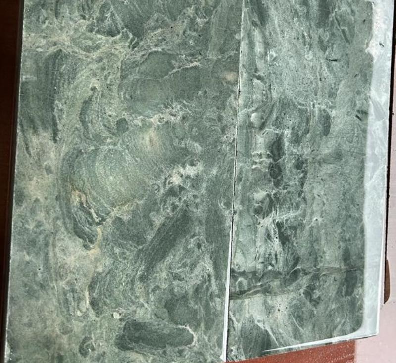 Pizarra verde 'Campo de Oso' pulida