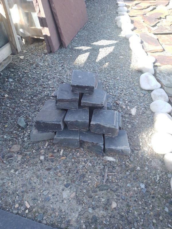 Slate paving stones