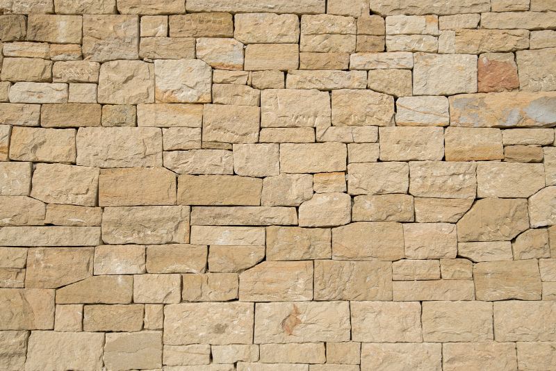 Golden 'Urbi' sandstone masonry