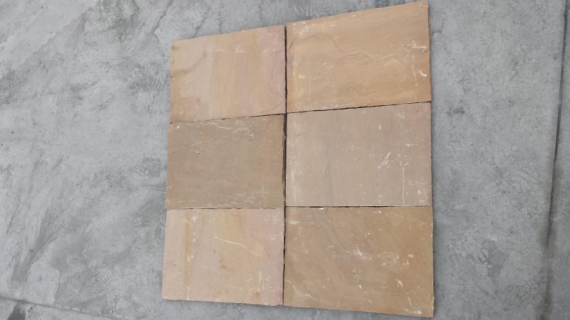 Pasos japoneses rectangulares de cuarzoarenita Crema